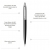 Creion mecanic 0.5mm Parker Jotter Standard Black CT personalizat